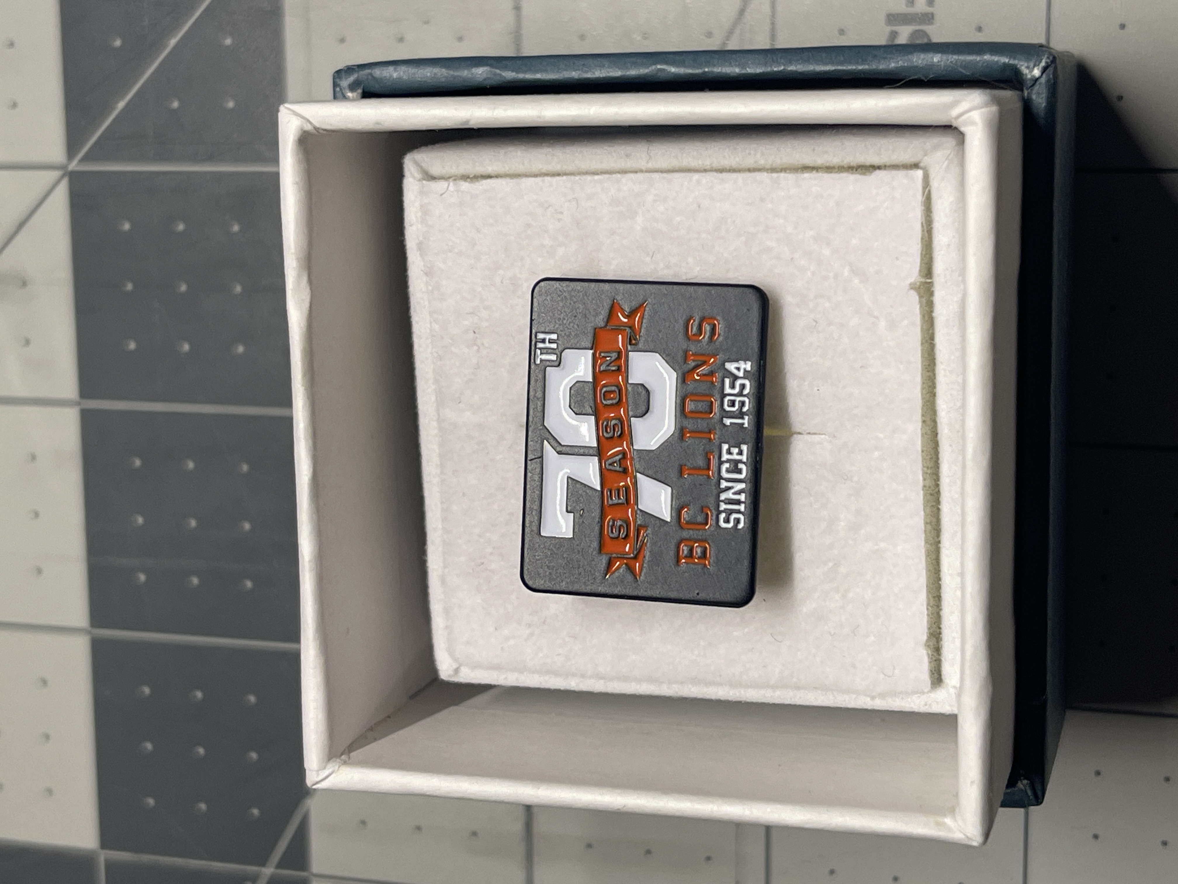 BC Lions 76th Season Custom Pin